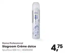 HANOS Rama Professional Slagroom Crème dolce Spuitbus aanbieding