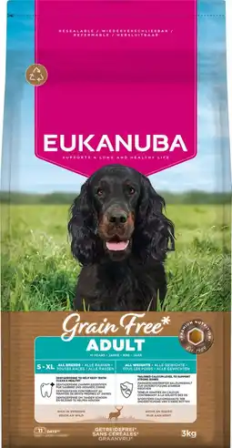 Intratuin Eukanuba hondenvoer adult wild 3 kg aanbieding