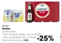 HANOS Amstel Radler aanbieding
