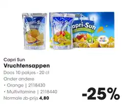 HANOS Capri Sun Vruchtensappen aanbieding