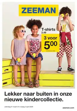 Zeeman T-shirts aanbieding