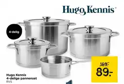 Xenos Hugo Kennis 4-delige pannenset aanbieding