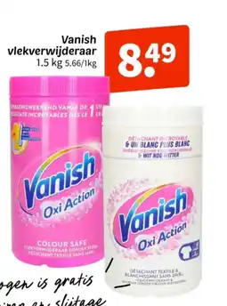 Wibra Vanish vlekverwijderaar aanbieding