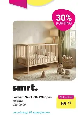 Van Asten BabySuperstore Ledikant Smrt. 60x120 Open aanbieding