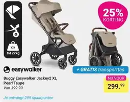 Van Asten BabySuperstore Buggy Easywalker Jackey2 XL Pearl Taupe aanbieding