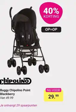 Van Asten BabySuperstore Buggy Chipolino Point Blackberry aanbieding