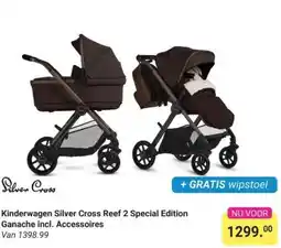 Van Asten BabySuperstore Kinderwagen Silver Cross Reef 2 Special Edition Ganache incl. Accessoires aanbieding
