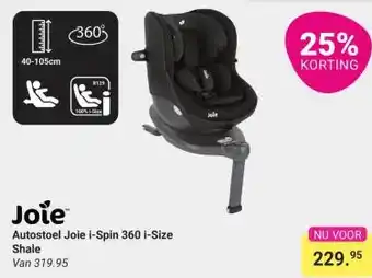 Van Asten BabySuperstore Autostoel Joie i-Spin 360 i-Size Shale aanbieding