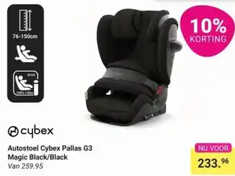 Van Asten BabySuperstore Autostoel Cybex Pallas G3 Magic Black/Black aanbieding