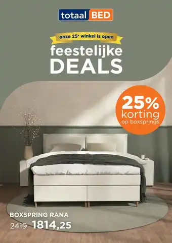 TotaalBED Boxspring Rana aanbieding