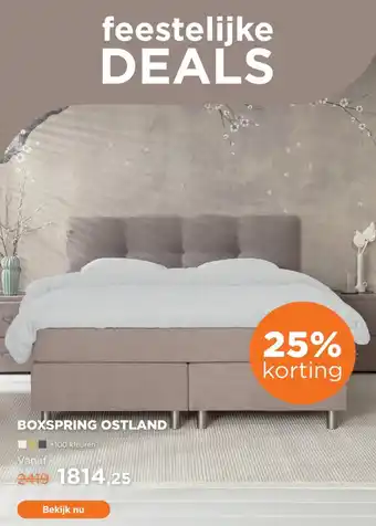 TotaalBED Boxspring Ostland aanbieding