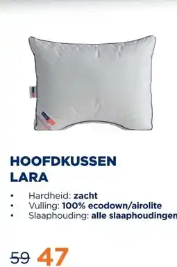 TotaalBED Hoofdkussen Lara ecodown/airolite aanbieding