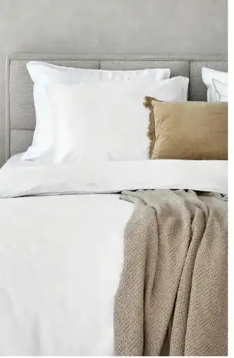 TotaalBED Dekbedovertrek Noa Wit | 140 x 200/220 cm aanbieding