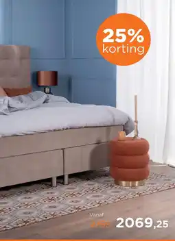 TotaalBED Boxspring Upsalla 153cm hoog aanbieding