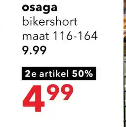 Scapino Osaga meisjes fietsbroek met panterprint beige bruin aanbieding