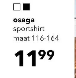 Scapino Osaga cropped meisjes sport T-shirt met tekstopdruk wit aanbieding