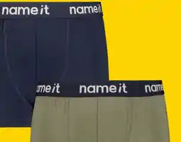 Scapino Name It 2-pack onderbroeken jongens zwart groen aanbieding