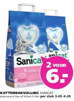 Ranzijn KATTENBAKVULLING SANICAT aanbieding