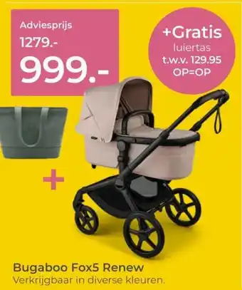 Prenatal Bugaboo Fox5 Renew aanbieding