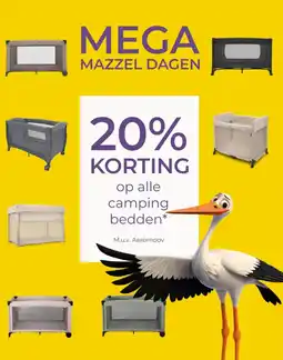 Prenatal op alle camping bedden aanbieding