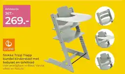 Prenatal Stokke Tripp Trapp bundel kinderstoel met babyset en tafelblad aanbieding