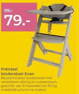 Prenatal Prénatal kinderstoel Evan aanbieding