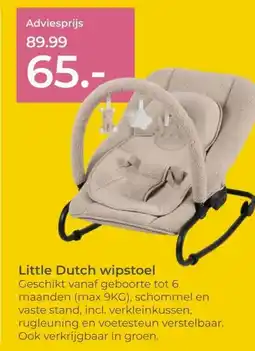 Prenatal Little Dutch wipstoel aanbieding