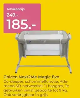 Prenatal Chicco Next2Me Magic Evo aanbieding