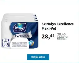 Plein.nl 5x Nalys Excellence Maxi-Vel aanbieding