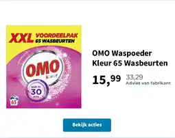 Plein.nl OMO Waspoeder Kleur 65 Wasbeurten aanbieding