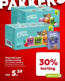 Pets Place Edgard&Cooper hondenvoeding aanbieding