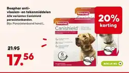 Pets Place Beaphar anti- vlooien- en tekenmiddelen Alle varianten Canishield parasietenbanden. aanbieding