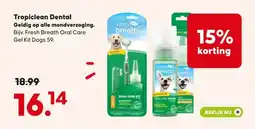 Pets Place Tropiclean Dental aanbieding