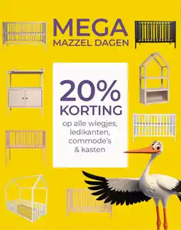 Prenatal op alle wiegjes, ledikanten, commode's & kasten aanbieding