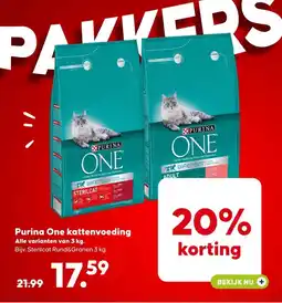 Pets Place Purina One kattenvoeding aanbieding