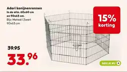 Pets Place Adori konijnenrennen aanbieding