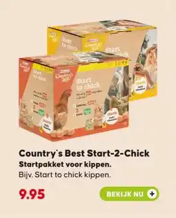 Pets Place Country's Best Start-2-Chick aanbieding
