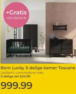 Prenatal Born Lucky 3-delige kamer Toscane aanbieding