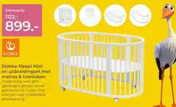 Prenatal Stokke Sleepi Mini en uitbreidingset met matras & hoeslaken aanbieding