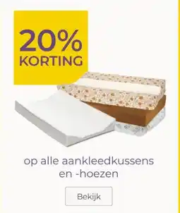 Prenatal op alle aankleedkussens en -hoezen aanbieding