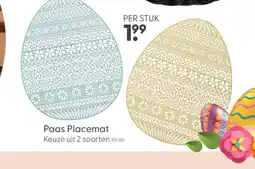 Marskramer Paas placemat pp 2 assorti aanbieding