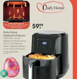 Marskramer DAILY HOME HETELUCHT FRITEUSE 6 LITER aanbieding