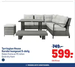 Makro Tarrington House Karoba loungeset 5-delig aanbieding
