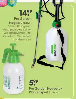 Marskramer Pro Garden plantenspuit hogedruk 2 liter aanbieding
