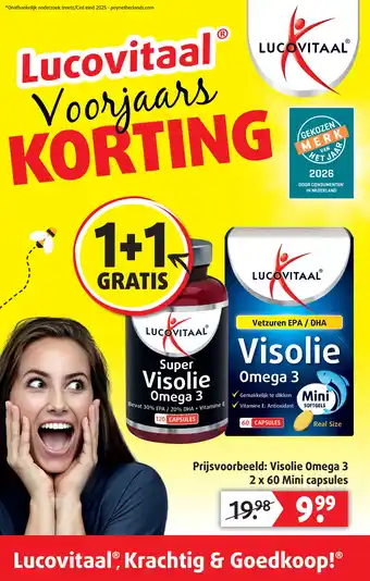 Lucovitaal Visolie Omega 3 aanbieding