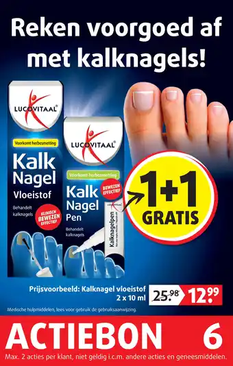 Lucovitaal Kalk Nagel Vloeistof of Pen aanbieding