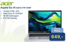 Levix Computershop Acer Aspire Go 14 AG14-71P-51NF aanbieding