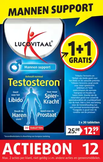 Lucovitaal MANNEN SUPPORT aanbieding