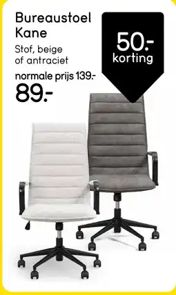 Leen Bakker Bekijk bureaustoel Kane[link] aanbieding