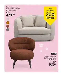 Leen Bakker Bekijk Alle fauteuils 20% korting[link] aanbieding